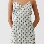 Urban Outfitters NWOT Silence + Noise Mari Lace-Up Mini Slip Dress in Embellished Floral Photo 2