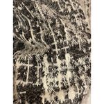 Frank Lyman Design Black White Tweed Open Cold Shoulder Blouse Tunic Top 12 Photo 1