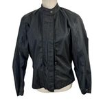 Joe Rocket Motorcycle Windbreaker Jacket Womens Sz S Black Full Zip Outdoor Moto Photo 0