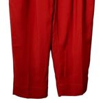 Madewell Drapey Paperbag High Waisted Tie Red Pants Women’s Size 2 NEW L0375 Photo 3
