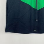 Koral Serein Matte Black Green Drawstring Mini Skirt Women's Size Small S Photo 3