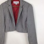 Jessica Howard Crop Houndstooth Blazer Size 8 Photo 2