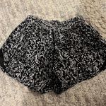 Lululemon Black And White Hotty Hot Shorts Photo 1
