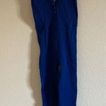Free People Movement Women's Blue Ribbed Jumpsuit Size M Photo 3