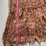 Ulla Johnson Rabia Horizon Brown Printed Silk Blend Maxi Gown Dress Women’s 2 Photo 6