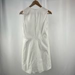 Everlane  The Cotton Poplin V-Neck Tank Dress in White Size‎ 6 Photo 5