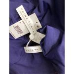 Trina Turk New. navy off shoulder ruffle top. Size 8. Retails $148 Photo 10