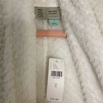 Anthropologie Saturday Sunday by Anthropology Faux white Sherpa Vest Cozy Women’s Sz S Photo 1