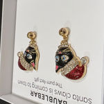 BaubleBar | Festive Whimsical Cat Earrings w/ Santa Hats Photo 8