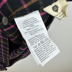 Madewell  Plaid Flannel Shirt Dress Raglan Button Front Casual Oversized US 0 NWT Photo 11