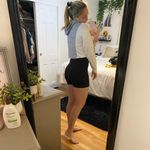 Pink Brand Grey and White Crop Hoodie Photo 4