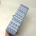 Sandro Like new  yza tweed clutch blue white crossbody Photo 6