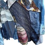 Soft Surroundings EUC Multi Fabric / Pattern Open Front Drape Cardigan Medium Photo 7