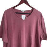 Threads 4 Thought Threads 4 Thoughts Women Top L Rose Tee  Organic Cotton Soft Relaxed‎ Lounge NEW Photo 8