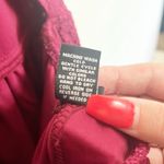 Rue 21 Floral Maroon Bow Scoop Neck Short Sleeve Open Back Mini Dress Photo 9