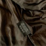 Brown Real Leather Bomber Jacket XL Photo 2
