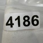 Cozy Earth Canvas Tote Bag White NWT Zip Top Faux Leather Straps Eco Travel Photo 9