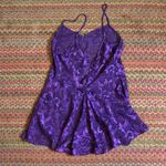 Frederick's of Hollywood VTG RETRO FREDRICKS OF HOLLYWOOD PURPLE LINGERIE SLIP DRESS Photo 3