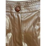 Princess Polly Princess‎ Polly Faux Vegan Leather Love Club Brown High Waisted Tapered Pants 6 Photo 2
