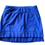 Tzu Tzu Womens Skort Skirt Athletic Golf Pickleball Samba Pleated Blue Small Photo 0