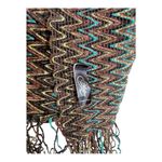 Filatess Multicolored Crocheted Como Italia infinity Scarf Brown Photo 4