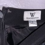 Worthington black gray layered lace office pencil skirt Photo 4