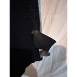 Black Knit Vest Faux Fur Collar Trim Cozy Fashion Outerwear Photo 6