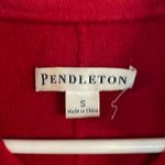 Pendleton  100% Merino Wool red blazer jacket small Photo 2