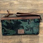 American Darling Brown Leather Accent Bag Green Photo 2