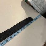 Silver Creek USA Made Floral Tooled Black Genuine Leather Silver Belt Size Large Photo 7