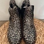 Seven7 New  For All Mankind leopard print pointy toe Pull Tab Chelsea Rain Boots Photo 0