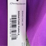 Allen B by Allen Schwartz Purple 2 Piece Cami & Sheer Top with Ruffles Size XL Photo 8