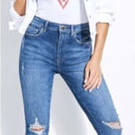 Guess ✨2xHP✨ White Denim Jacket✨ Photo 0