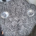 Michael Kors  Gray Cable-Knit Scarf Photo 4
