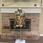 Jealous Tomato  green black and orange camo jacket / L / Like New Photo 4