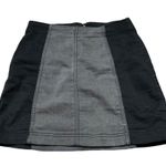 Free People Modern Femme Mini Skirt Oxford Sang Black Grey Combo OB674761 Photo 1