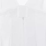 ZARA  White poplin pleated mini boho Dress casual summer vacation Photo 6