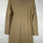 RD Style  Turtleneck Sweater Dress XS Tan Knit Long Sleeve Knee Length Photo 0