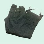 Zana Di  Dark Gray Ankle Jeans with Lace-Up Detail Photo 13