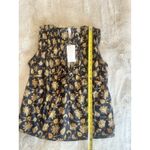 Mango  womens tank top Size 2 yellow floral sleeveless Photo 12