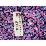 Tulip Creations Ruched‎ Waist Flowy Short Sleeve Dress EUC Size S Photo 4