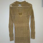 Mango NEW MNG knit long sleeve open back maxi dress women’s size medium Photo 7