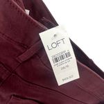 Loft Size 28 / 6 Curvy Legging Pants Maroon Burgundy Purple New with Tags NWT Photo 2