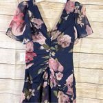 XScape floral tiered chiffon lined gown women size 4 Photo 5