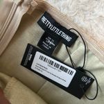 Pretty Little Thing  Stone Bodycon Strapless Lace Up Mini Dress US Size 8 Photo 8