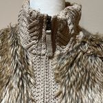 Kenar Faux Fur Knit Vest Photo 5