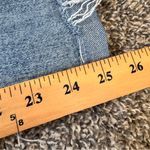 Hidden Blue High Rise Straight Leg Jeans Womens 24 Asymmetrical Closure Denim Photo 9