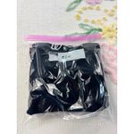 J.Crew Women's Black Midi Dress 3/4 Sleeve White Stripe Side Zip‎ Size S Photo 8