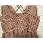 Free People , Baby Doll Bralette Ruffled Bottom, Extra Small Tank Top Pink Photo 7