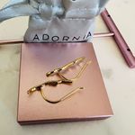 ADORNIA Swarovski Crystal‎ Climber Earrings, Diamonds, Gold, NWT Silver Photo 9